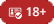 18+ badge